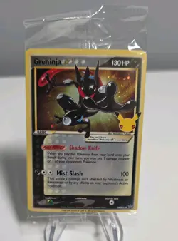 Pokemon TCG Greninja Gold Star SWSH144 Celebrations ETB Promo Card Sealed - Image 2