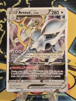 Arceus VSTAR - (Metal Card) 123/172 Pokemon Miscellaneous Cards & Products Holo - Image 1