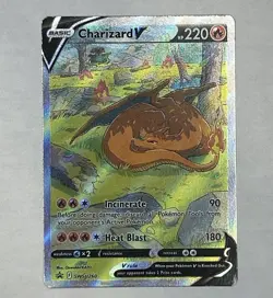 Pokemon Charizard V Full Art SWSH260 Black Star Promo Card - Image 1