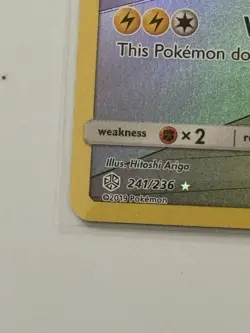 Pikachu Holo Full Art Secret Rare Card Sm-Cosmic Eclipse 241/236 - Image 5