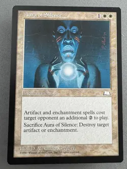 Aura of Silence MtG Weatherlight—Unplayed Near Mint—Vintage Magic - Image 1