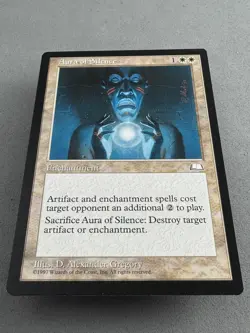 Aura of Silence MtG Weatherlight—Unplayed Near Mint—Vintage Magic - Image 3