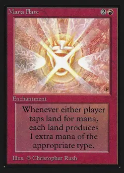 Magic the Gathering International Edition Mana Flare RARE NM MTG (IE) - Image 1