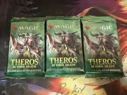 Magic the Gathering Theros Beyond Death Collector Booster Pack X3 New Sealed - Image 1