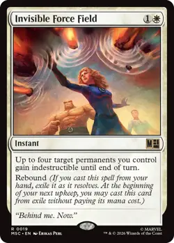 1x Invisible Force Field MTG - Commander: Marvel Super Heroes - NM-Mint - Image 1