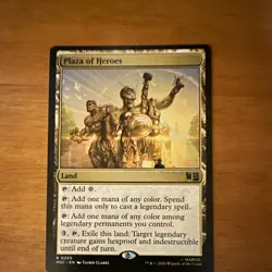 Wizards of the Coast MTG Plaza of Heroes Marvel Super Heroes 0255 Rare Land EN - Image 1