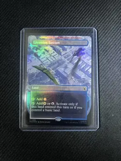 Gleaming Bastion 0382 (Borderless Foil) MTG: MSH- NM - Image 1