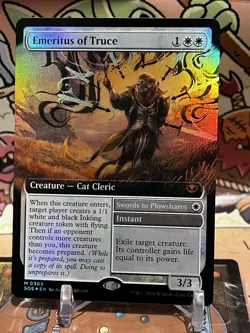 Emeritus of Truce (Extended) ✨FOIL✨ [Secrets Of Strixhaven] MTG - Image 1