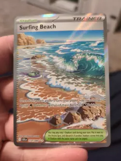 Surfing Beach 114/086 Pokemon Chaos Rising - Image 1