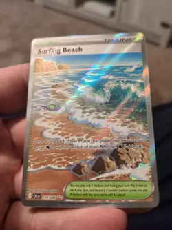 Surfing Beach 114/086 Pokemon Chaos Rising - Image 2