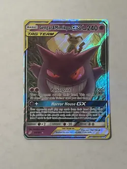 Gengar & Mimikyu GX 53/181 Team Up Ultra Rare Holo Tag Team English 2019 - Image 1