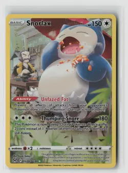 Snorlax #TG10/TG30 Lost Origin Trainer Gallery Ultra Rare Pokemon TCG NM - Image 1