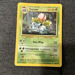 Pokemon TCG Ivysaur Base Set 30/102 Regular 1999-2000 Wizards Base Set Uncommon - Image 2