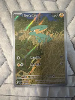 Pokemon TCG - Electrike 196/182 Destined Rivals Illustration Rare - Near Mint - Image 1