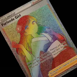 Pokemon TCG - Furisode Girl 205/195 Silver Tempest Secret Rare - NM/M - Image 1