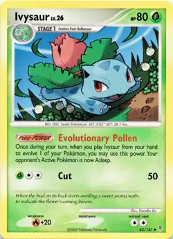 Ivysaur 62/147 Uncommon Supreme Victors Pokemon Near Mint - Image 1
