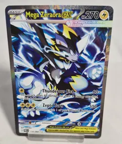 Pokemon Mega Zeraora EX (114/084) SIR – Pitch Black NM - Image 1
