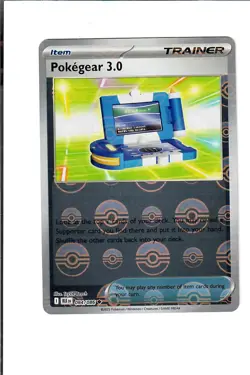 Pokegear 3.0 (Poke Ball Pattern) 084/086 Holo Uncommon Black Bolt Pokemon NM - Image 1