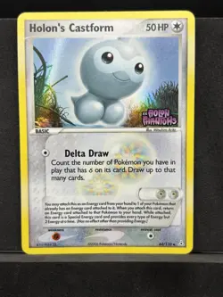 Pokemon Holon's Castform Holo Stamped Promo EX Holon Phantoms 44/110 - Image 1