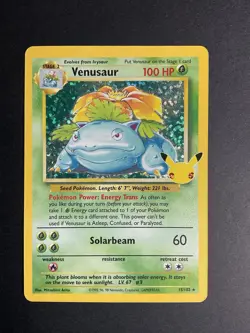 Venusaur 15/102 Celebrations: Classic Collection Pokemon Holo NM - Image 1