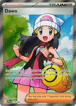 Dawn 118/094 Ultra Rare Phantasmal Flames Pokemon Holo Near Mint - Image 1