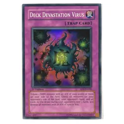 Deck Devastation Virus VLP 1st Edition Super Rare FET-EN058 Yu-Gi-Oh! See Photos - Image 1