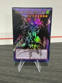 YUGIOH RA05-EN141 Red-Eyes Dark Dragoon OVERFRAME Ultra Rare 1st Edition NM - Image 2
