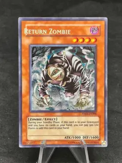 Return Zombie | PP01-EN006 | Yugioh | Misprint | DMG - Image 1