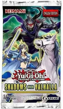 Yu-Gi-Oh! - SHADOWS IN VALHALLA - 1ST EDITION BOOSTER PACK - Factory Sealed - Image 1