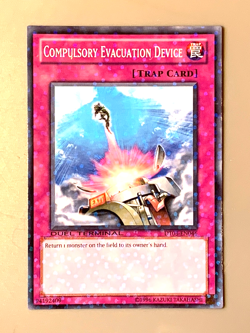 yugioh COMPULSORY EVACUATION DEVICE DT03-EN046 Normal Parallel played cond - Image 1