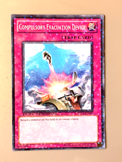 yugioh COMPULSORY EVACUATION DEVICE DT03-EN046 Normal Parallel played cond - Image 2