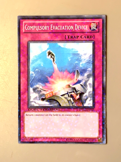 yugioh COMPULSORY EVACUATION DEVICE DT03-EN046 Normal Parallel played cond - Image 3
