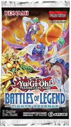 Yu-Gi-Oh! - BATTLES OF LEGEND LIGHT'S REVENGE 1ST EDITION BOOST - Factory Sealed - Image 1