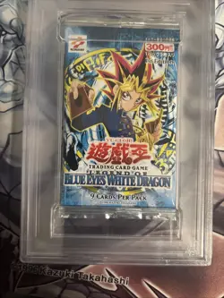 Legend of Blue Eyes White Dragon Asian Eng 1st Ed Sealed Pack LOB Yu-Gi-Oh PSA 9 4988602089899 - Image 3