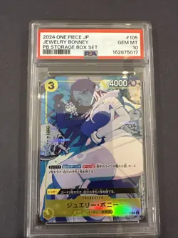JEWELRY BONNEY #105 2024 ONE PIECE JP PB STORAGE BOX SET GEM MT PSA 10 - Image 1