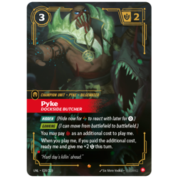 Riftbound TCG - Pyke, Dockside Butcher | Unleashed 028/219 - Image 1