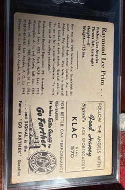 1947 Signal Gas Ray Prim SGC 3 PCL Angels Rare Vintage Exhibit - Image 4