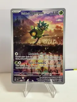 Teal Mask Ogerpon SVP 123 Scarlet & Violet Promo Rare Pokemon Card NM - Image 1