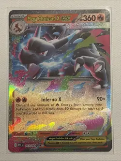 Mega Charizard X EX 013/094 Holo Me02: Phantasmal Flames Pokemon TCG NM - Image 1