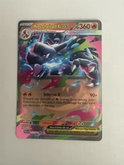 Pokemon TCG Mega Charizard X EX 013/094 Phantasmal Flames Double Holo - Image 1