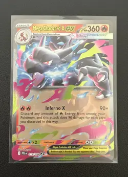 Mega Charizard X ex 013/094 Me02: Phantasmal Flames Holo - Pokemon TCG - Image 1