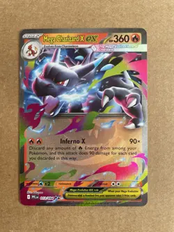 Pokemon TCG Mega Charizard X EX Double Rare Holo 013/094 Phantasmal Flames - Image 1