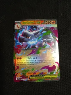 Pokemon TCG Mega Charizard X EX 013/094 Holo Rare Phantasmal Flames Near Mint - Image 1