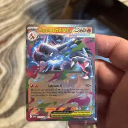 Pokemon TCG Mega Charizard X EX 013/094 Holo Rare Phantasmal Flames Near Mint - Image 1