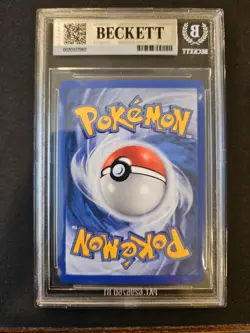 2001 Pokemon Movie Entei #34 Wotc Black Star Promo BGS 9 MINT SWIRL New Cert - Image 3