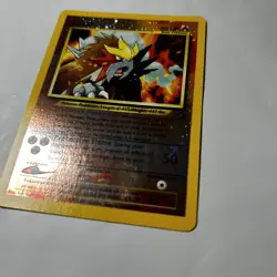 Pokemon Entei 34 Black Star Promo Holo WOTC 2001 MP - Image 3