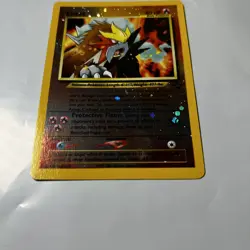 Pokemon Entei 34 Black Star Promo Holo WOTC 2001 MP - Image 2