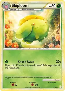 Skiploom 51/123 HeartGold SoulSilver | NM/MT | Pokemon Trading Card TCG - Image 1