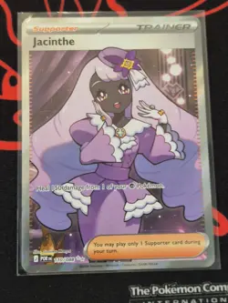 Pokemon TCG Jacinthe Trainer | Perfect Order | Full Art 110/088 - NM - Image 1
