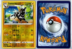 Zebstrika - Vivid Voltage 054/185 - Uncommon Reverse Holo LP - Pokemon Card - Image 3